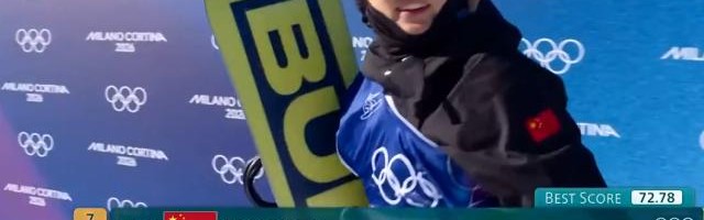 坡面障碍预赛苏翊鸣第八进决赛，杨文龙葛春宇出局